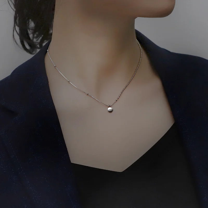 Новинка 2021 простые ожерелья с бусинами на удачу для женщин чокер короткой