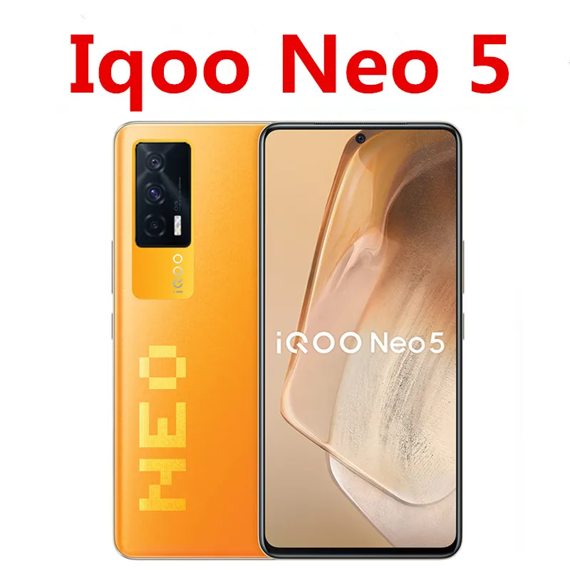 Смартфон Vivo Iqoo Neo 5 5G зарядное устройство 65 Вт 48 Мп + 16 8 2 6 62 дюйма 120 Гц Snapdragon 870