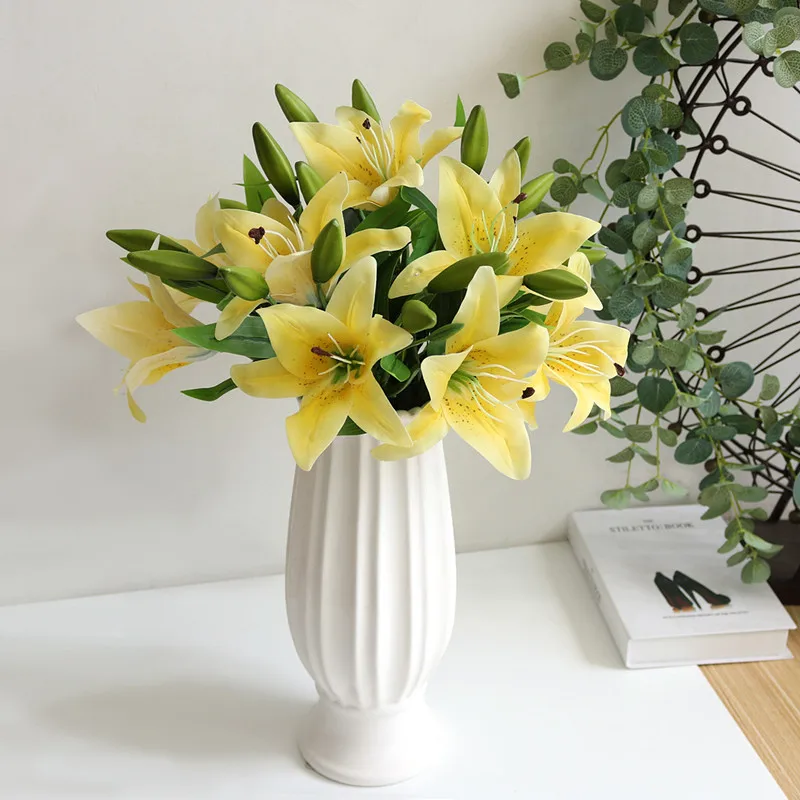 TN Lily Bouquet Artificial Jewelry Flowers DIY Wedding Flowers Bride Hand Flower Decoration Home Decoration Artificial Flower
TN Lily Bouquet Artificial Jewelry Flowers DIY Wedding Flowers Bride Hand Flower Decoration Home Decoration Artificial Flower