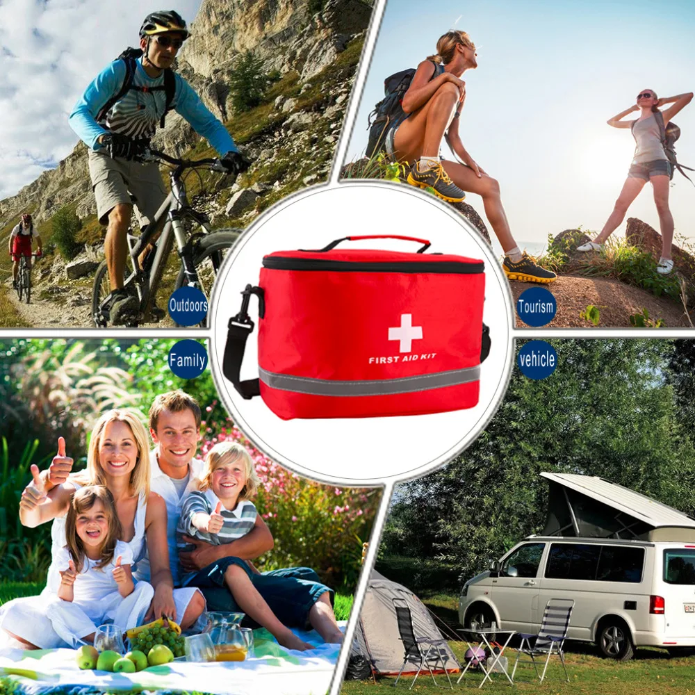 OUTAD Nylon Striking Cross Symbol High-density Ripstop Sports Camping Home Medical Emergency Survival First Aid Kit Bag Outdoors
OUTAD Nylon Striking Cross Symbol High-density Ripstop Sports Camping Home Medical Emergency Survival First Aid Kit Bag Outdoors