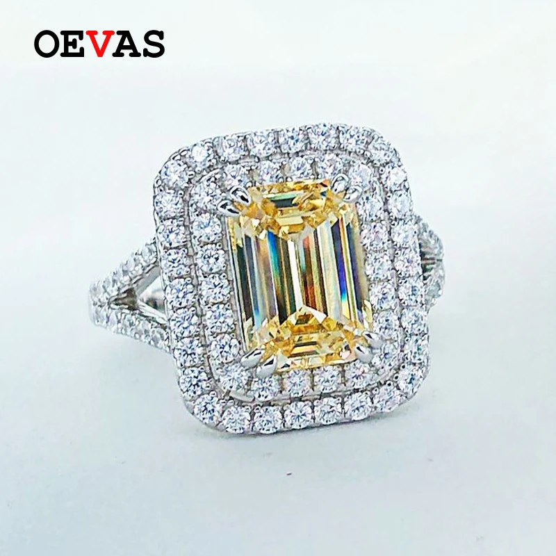 OEVAS Sparking Wedding Rings For Women Top Quality 925 Sterling Silver White Yellow Pink Zircon Girls Daily Party Fine Jewelry
OEVAS Sparking Wedding Rings For Women Top Quality 925 Sterling Silver White Yellow Pink Zircon Girls Daily Party Fine Jewelry