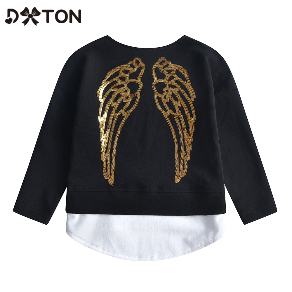 DXTON Long Sleeve Girls T-shirts Cotton Children Tees Wings Pattern Toddler T shirts Sweatshirt Spring Autumn Casual Girls Wear
DXTON Long Sleeve Girls T-shirts Cotton Children Tees Wings Pattern Toddler T shirts Sweatshirt Spring Autumn Casual Girls Wear