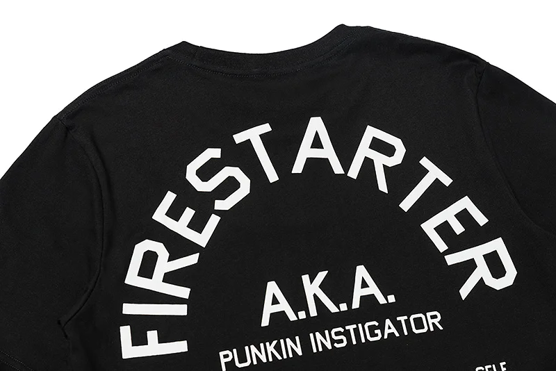 Palm angels Popular fashion all-match personality simple flame letter printed T-shirt
Palm angels Popular fashion all-match personality simple flame letter printed T-shirt