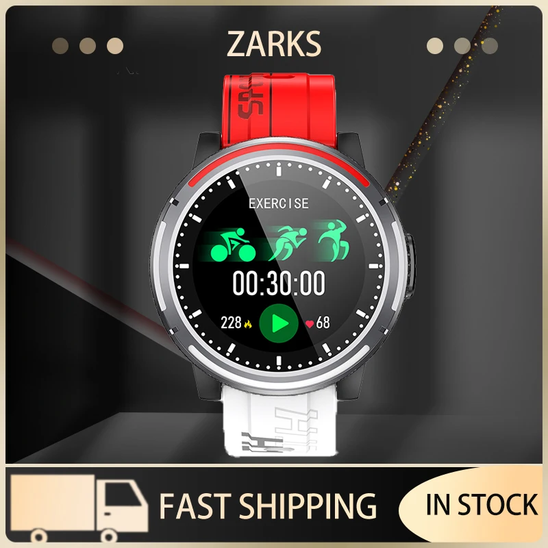 ZARKS Men Sports Smart Watch Bluetooth Heart Rate Monitoring Fitness Tracker Waterprool Full Touch Smartwatch For Andriod IOS 
ZARKS Men Sports Smart Watch Bluetooth Heart Rate Monitoring Fitness Tracker Waterprool Full Touch Smartwatch For Andriod IOS