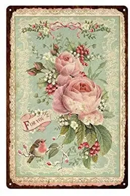 Rose Flower Vintage Metal Tin Sign Pastoral Artistic Tin Painting Home Living Room Decor Pin Up Garden Metal Sign Wall Plate-Tin
Rose Flower Vintage Metal Tin Sign Pastoral Artistic Tin Painting Home Living Room Decor Pin Up Garden Metal Sign Wall Plate-Tin