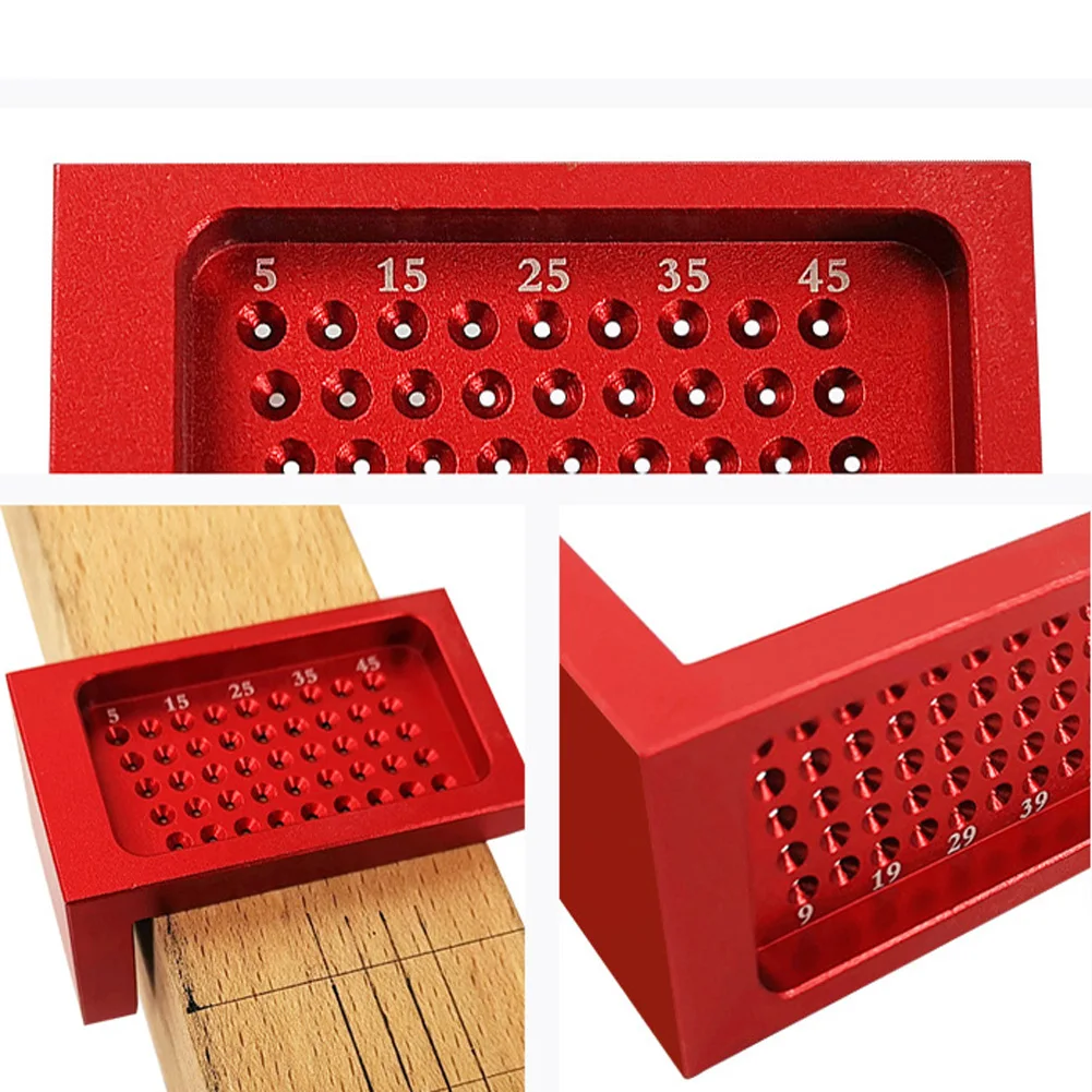 T50 Scribing Ruler Perforated Aluminum Alloy Scribing Gauge Measuring Woodworking T Scribing Tool Construction Tool Accessories
T50 Scribing Ruler Perforated Aluminum Alloy Scribing Gauge Measuring Woodworking T Scribing Tool Construction Tool Accessories