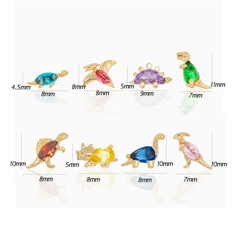Aide Cute Earrings For Women 2021 Trend New INS Inlaid Zircon Dinosaur Stud Earrings Simple Piercing Fashion Jewelry For Party
Aide Cute Earrings For Women 2021 Trend New INS Inlaid Zircon Dinosaur Stud Earrings Simple Piercing Fashion Jewelry For Party