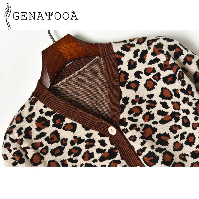 Genayooa Autumn 2 Piece Set Women Vintage Leopard Two Piece Set Knitted Two Piece Skirt Set Elastic Wasit Skirt And Cardigan
Genayooa Autumn 2 Piece Set Women Vintage Leopard Two Piece Set Knitted Two Piece Skirt Set Elastic Wasit Skirt And Cardigan