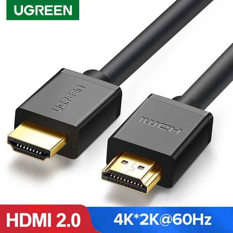 Ugreen High Speed 4K/60Hz HDMI Cable for Xiaomi Mi Box PS4 Splitter HDMI 2.0 Switch Cable For HDTV Set-top Box 3D Gold Plated
Ugreen High Speed 4K/60Hz HDMI Cable for Xiaomi Mi Box PS4 Splitter HDMI 2.0 Switch Cable For HDTV Set-top Box 3D Gold Plated