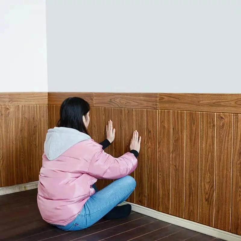 3D Self Adhesive Wallpaper Woodr Grain Wall Sticker Soft Package Kindergarten Walls Home Decoration Waterproof Foam Stickers
3D Self Adhesive Wallpaper Woodr Grain Wall Sticker Soft Package Kindergarten Walls Home Decoration Waterproof Foam Stickers