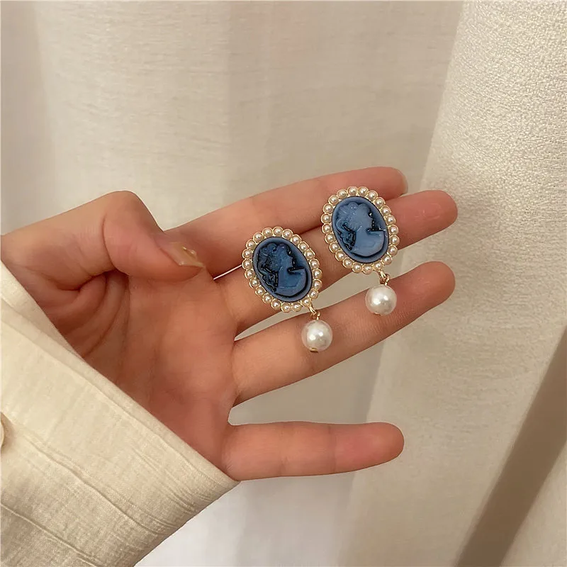 Женские серьги-подвески с жемчугом, Винтажные серьги овальной формы из стерлингового серебра 925 пробы в стиле барокко, ювелирные украшения ...
Женские серьги-подвески с жемчугом, Винтажные серьги овальной формы из стерлингового серебра 925 пробы в стиле барокко, ювелирные украшения ...