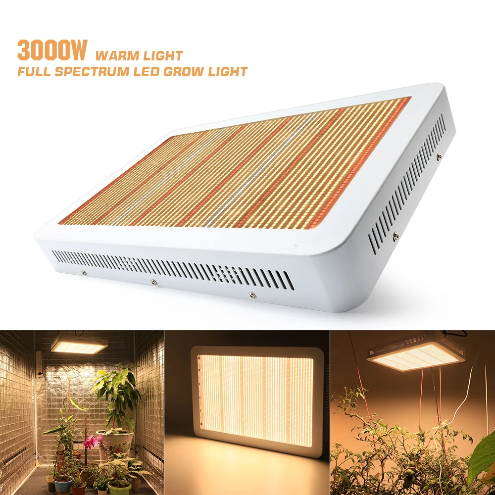3000W Full Spectrum LED Grow Light Warm Plant Growth Lamp for Flowers Indoor Hydroponic Vegs Greenhouse Grow Tent
3000W Full Spectrum LED Grow Light Warm Plant Growth Lamp for Flowers Indoor Hydroponic Vegs Greenhouse Grow Tent