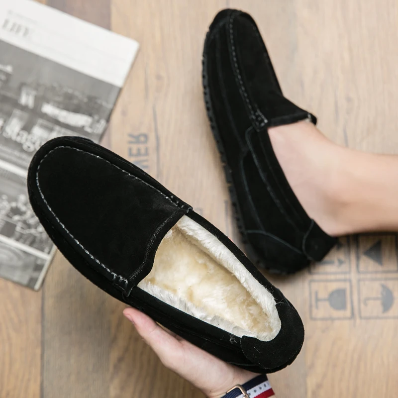 New Brand Genuine Leather Suede Men Casual Shoes Warm Winter Loafers Man Flats Designer Shoes High Quality Driving Male Footwear
New Brand Genuine Leather Suede Men Casual Shoes Warm Winter Loafers Man Flats Designer Shoes High Quality Driving Male Footwear