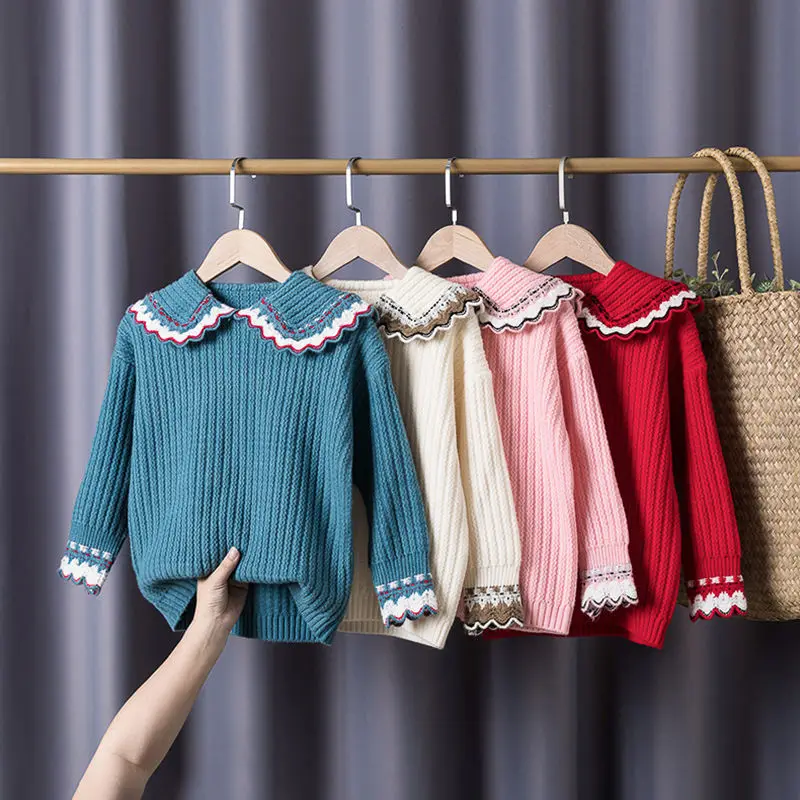Girls Sweater Children's Pullover Sweater For Girls Loose Top Knitt Weartshirt Teen School Clothing Kids Jacket Autumn Baby Coat
Girls Sweater Children's Pullover Sweater For Girls Loose Top Knitt Weartshirt Teen School Clothing Kids Jacket Autumn Baby Coat