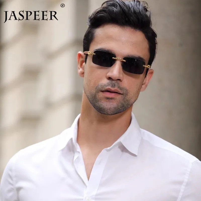 Солнцезащитные очки JASPEER в стиле панк для мужчин и женщин прямоугольной формы без