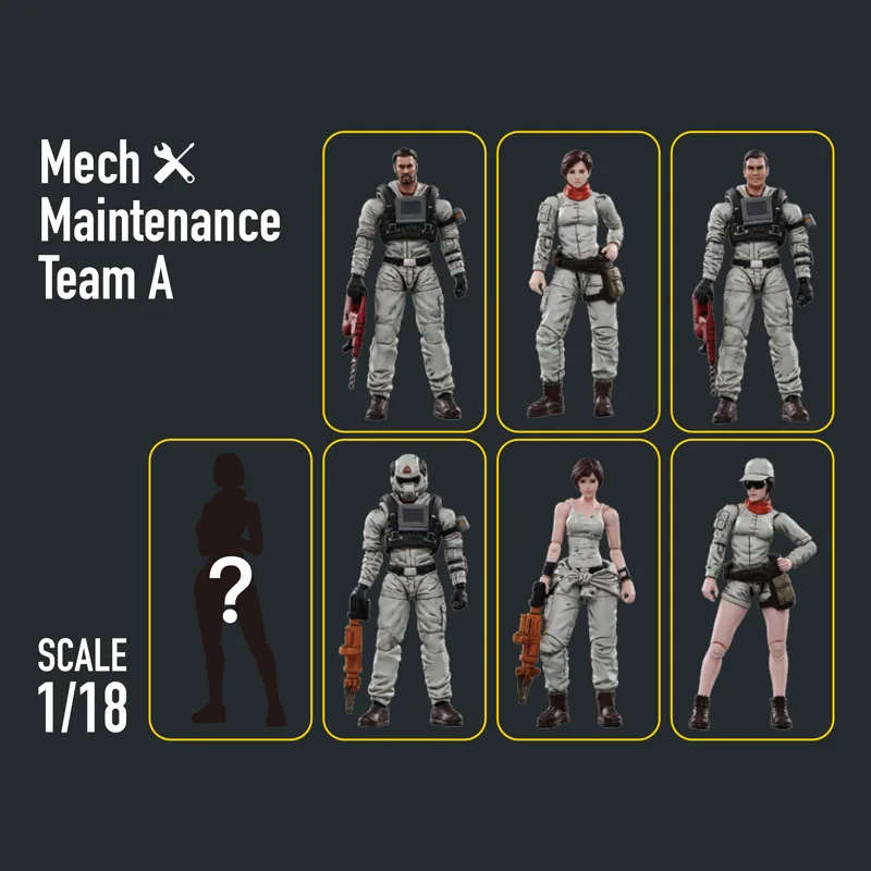 (6PCS/Set) JOYTOY 1/18 Action Figure Mech Maitenance Team A /B Military Soldier Model Toys Free Shipping
(6PCS/Set) JOYTOY 1/18 Action Figure Mech Maitenance Team A /B Military Soldier Model Toys Free Shipping