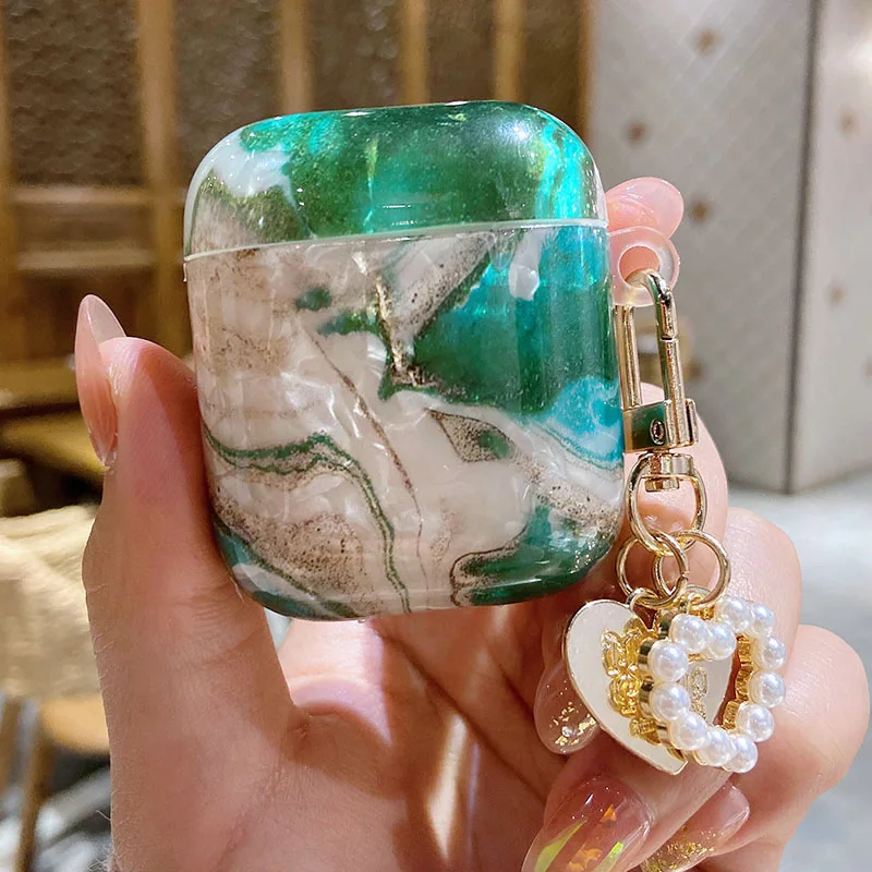 Marble emerald green Cases Luxury 3D Pearl Pendant Soft Headset Cover For Apple Airpods 1 2 3 Pro Headphone Earphone Case Gifts
Marble emerald green Cases Luxury 3D Pearl Pendant Soft Headset Cover For Apple Airpods 1 2 3 Pro Headphone Earphone Case Gifts