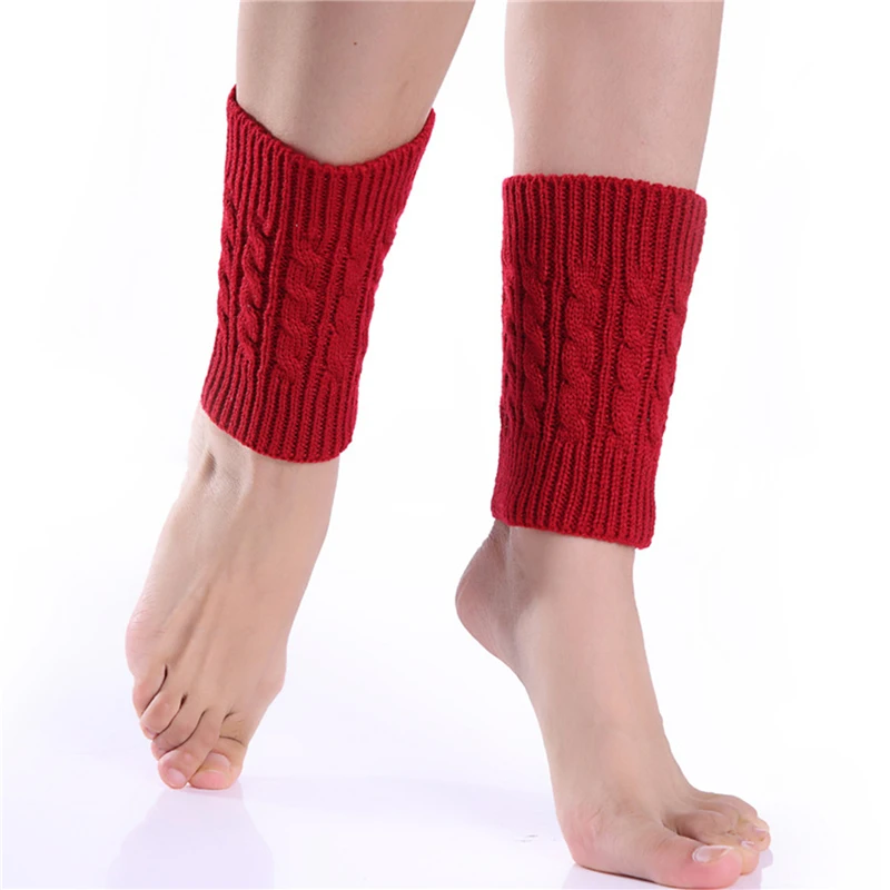 Ladies Women'S Woolen Thicker Soild Color Winter Warm Crochet Knitted Boot Socks Sock Leggings Toppers Fashion Leg Warmers
Ladies Women'S Woolen Thicker Soild Color Winter Warm Crochet Knitted Boot Socks Sock Leggings Toppers Fashion Leg Warmers