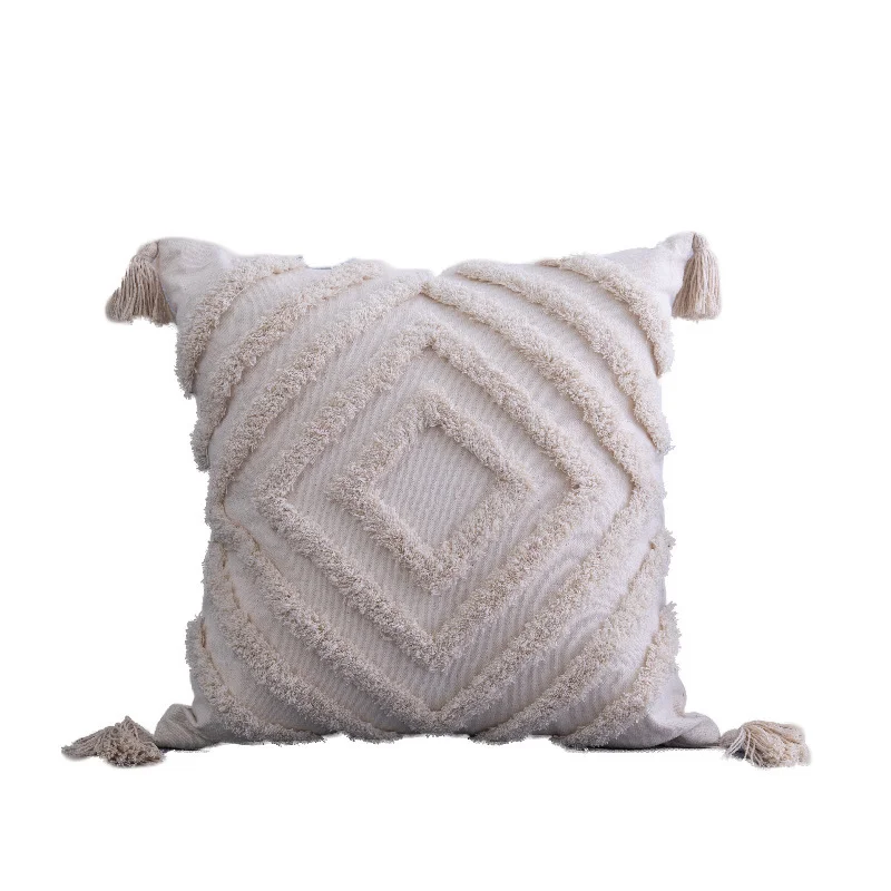 1Pcs Nordic Style Long Waist Simple Prismatic Pillowcase Cushion With Chic Knitting Tassel Pillow Cover For Sofa Car Decoration
1Pcs Nordic Style Long Waist Simple Prismatic Pillowcase Cushion With Chic Knitting Tassel Pillow Cover For Sofa Car Decoration