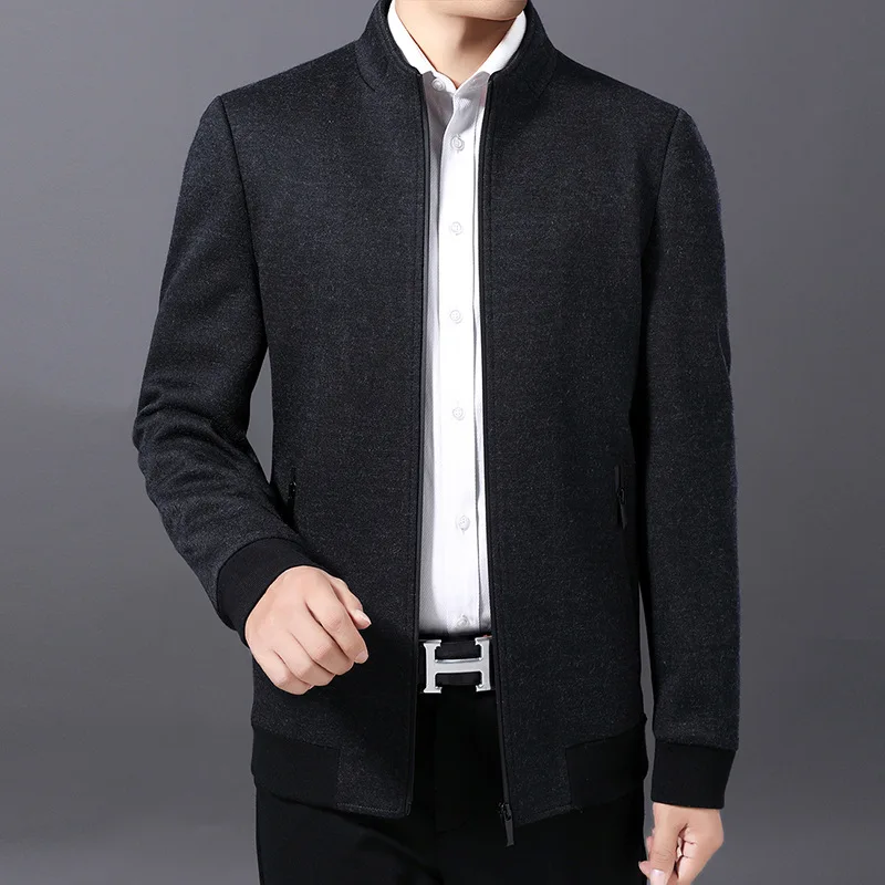 2020 Winter New Male Woolen Jacket Youth Loose Casual Fashion Stand Collar Handsome Jacket 
2020 Winter New Male Woolen Jacket Youth Loose Casual Fashion Stand Collar Handsome Jacket