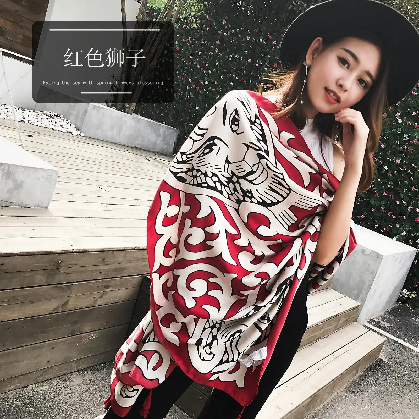 

KAYOULA 2021 Fashion Lady Shawl Sun Protection Headscarf Air Conditioning Scarf Cotton Women Towel