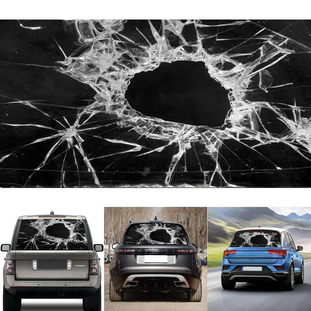 70x130cm SUV Car Rear Window Vinyl Wrap 3D Pattern Tints Thriller Graphic Stickers Horrible Ghost Decals Films Decoration
70x130cm SUV Car Rear Window Vinyl Wrap 3D Pattern Tints Thriller Graphic Stickers Horrible Ghost Decals Films Decoration