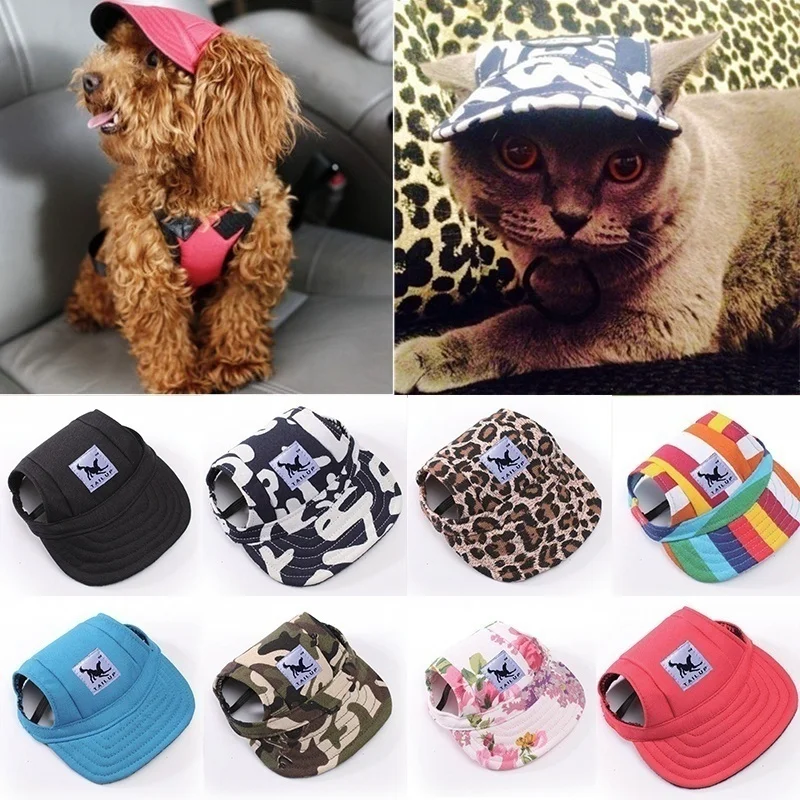 S-XL Lovely Pet Dog Cat Canvas Visor Cap Dogs Puppy Baseball Caps Sun Portective Pets Sunhat Sunshade Hat
S-XL Lovely Pet Dog Cat Canvas Visor Cap Dogs Puppy Baseball Caps Sun Portective Pets Sunhat Sunshade Hat