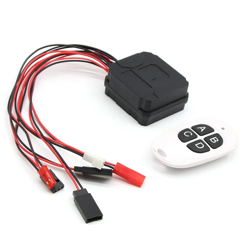 4 Ways CH4 Winch Control Wireless Remote Controller Receiver for 1/10 RC Crawler Axial SCX10 90046 Traxxas TRX4 Redcat
4 Ways CH4 Winch Control Wireless Remote Controller Receiver for 1/10 RC Crawler Axial SCX10 90046 Traxxas TRX4 Redcat