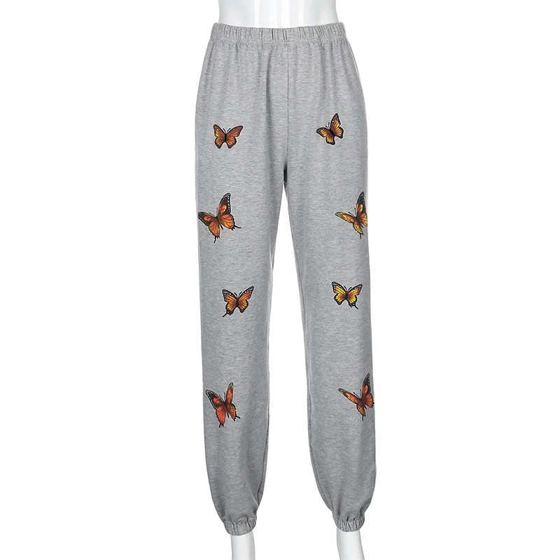 Waataak Fitness Women Joggers Pants Streetwear Butterfly Print Gray Sweatpants Casual High Waist Harem Pants Loose Trousers 2020
Waataak Fitness Women Joggers Pants Streetwear Butterfly Print Gray Sweatpants Casual High Waist Harem Pants Loose Trousers 2020