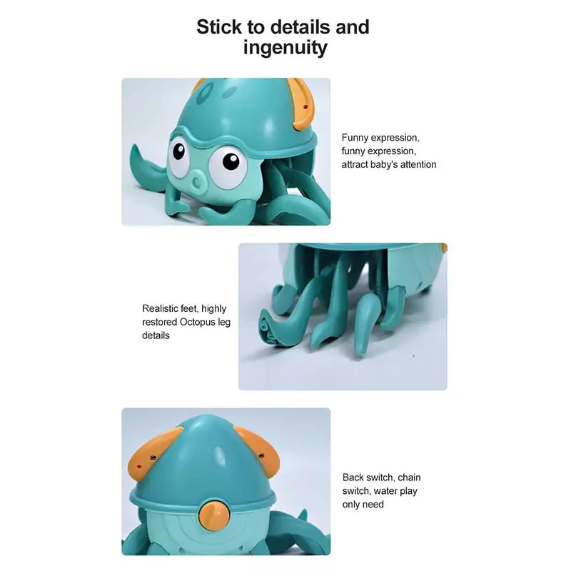 Net celebrity water and land crawling amphibious rope octopus toy children bathing bathroom swimming and playing in water toys
Net celebrity water and land crawling amphibious rope octopus toy children bathing bathroom swimming and playing in water toys