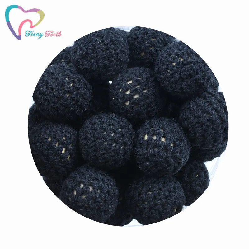 10PCS Black Color Accessories 16-20 MM Crochet Wooden Round Beads DIY Nursing Jewelry Organic Teething Teether Crochet Beads
10PCS Black Color Accessories 16-20 MM Crochet Wooden Round Beads DIY Nursing Jewelry Organic Teething Teether Crochet Beads