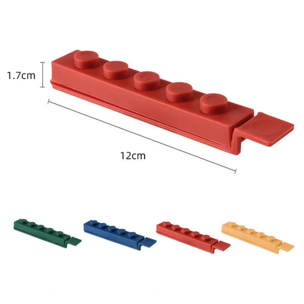 4Pcs Sealing Clip Practical Multi Purpose Multicolor Building Block Food Bag Clamp Plastic Snack Fresh Food Storage Bag Clips
4Pcs Sealing Clip Practical Multi Purpose Multicolor Building Block Food Bag Clamp Plastic Snack Fresh Food Storage Bag Clips