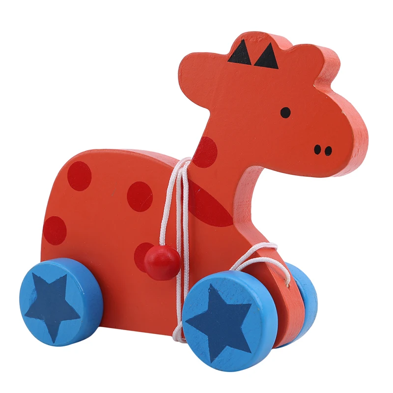 Animal Zebra Giraffe Puppy Shape Trailer Wooden Cute Cartoon Animal Shape Pull Toy Early Education Puzzle
Animal Zebra Giraffe Puppy Shape Trailer Wooden Cute Cartoon Animal Shape Pull Toy Early Education Puzzle