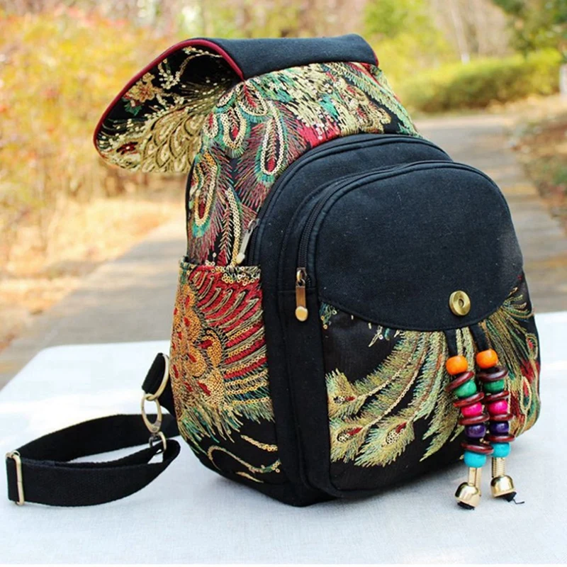Retro Embroidery Backpack Canvas Ethnic Embroidery Floral Backpack Ethnic Ladies Backpack
Retro Embroidery Backpack Canvas Ethnic Embroidery Floral Backpack Ethnic Ladies Backpack