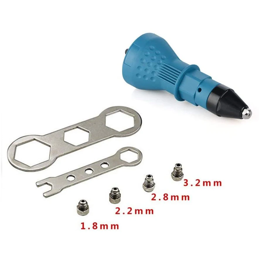 Core pulling rivet tool, electric rivet nut tool, cordless drill tool kit, rivet nut tool with 3 convertible top inserts
Core pulling rivet tool, electric rivet nut tool, cordless drill tool kit, rivet nut tool with 3 convertible top inserts