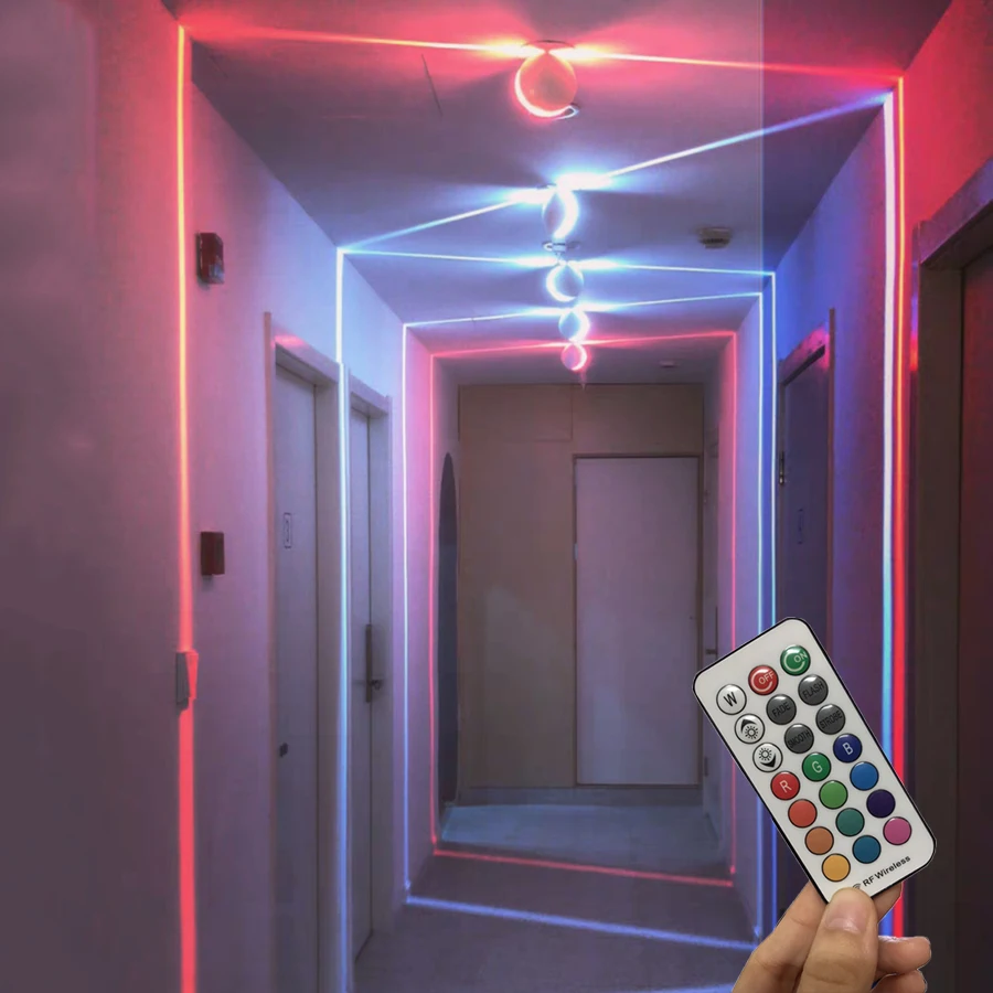 10W RGB LED Wall Lights With Remote Window Door Aisle Wall Spotlight KTV Hotel Bar Corridor Door Frame Balcony Wall Lamp
10W RGB LED Wall Lights With Remote Window Door Aisle Wall Spotlight KTV Hotel Bar Corridor Door Frame Balcony Wall Lamp