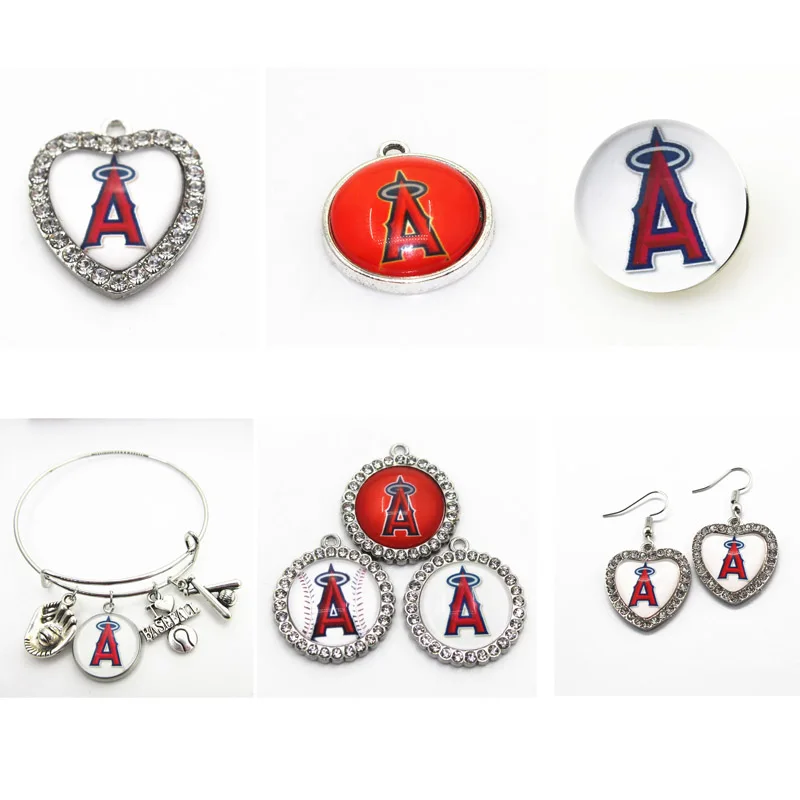 US Baseball Team Los Angeles Dangle Charms DIY Necklace Earrings Bracelet Bangles Buttons Sports Jewelry Accessories
US Baseball Team Los Angeles Dangle Charms DIY Necklace Earrings Bracelet Bangles Buttons Sports Jewelry Accessories