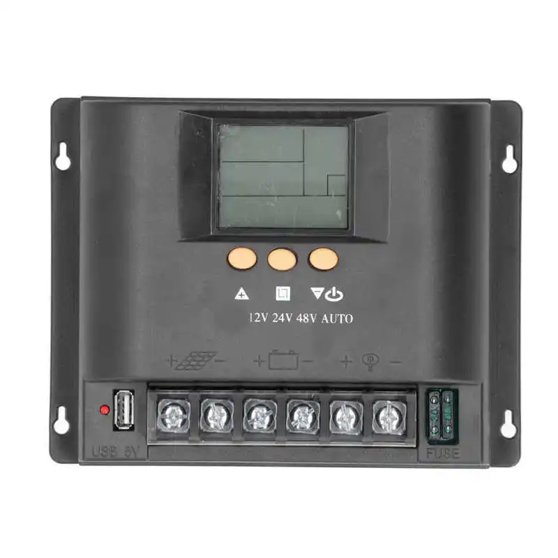 Solar Controller LCD Display Solar Controller with USB Mobile Phone Charging for Industry
Solar Controller LCD Display Solar Controller with USB Mobile Phone Charging for Industry