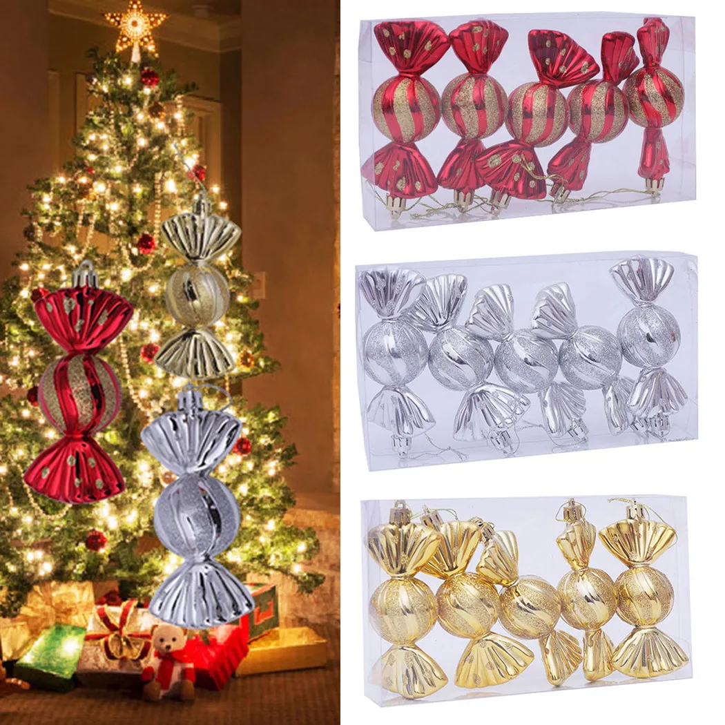 5pcs/box Christmas Candy Shape Pendant Christmas Tree Ornament Xmas Decor DIY Plastic Christmas Candy Party Gifts
5pcs/box Christmas Candy Shape Pendant Christmas Tree Ornament Xmas Decor DIY Plastic Christmas Candy Party Gifts