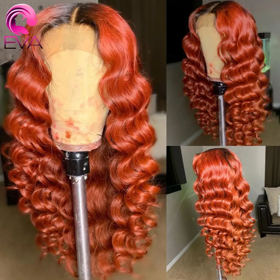 Eva Hair Ginger Lace Front Wig Loose Deep Wave Lace Frontal Wig Colored Lace Front Human Hair Wigs For Women 4x4 Closure Wigs
Eva Hair Ginger Lace Front Wig Loose Deep Wave Lace Frontal Wig Colored Lace Front Human Hair Wigs For Women 4x4 Closure Wigs