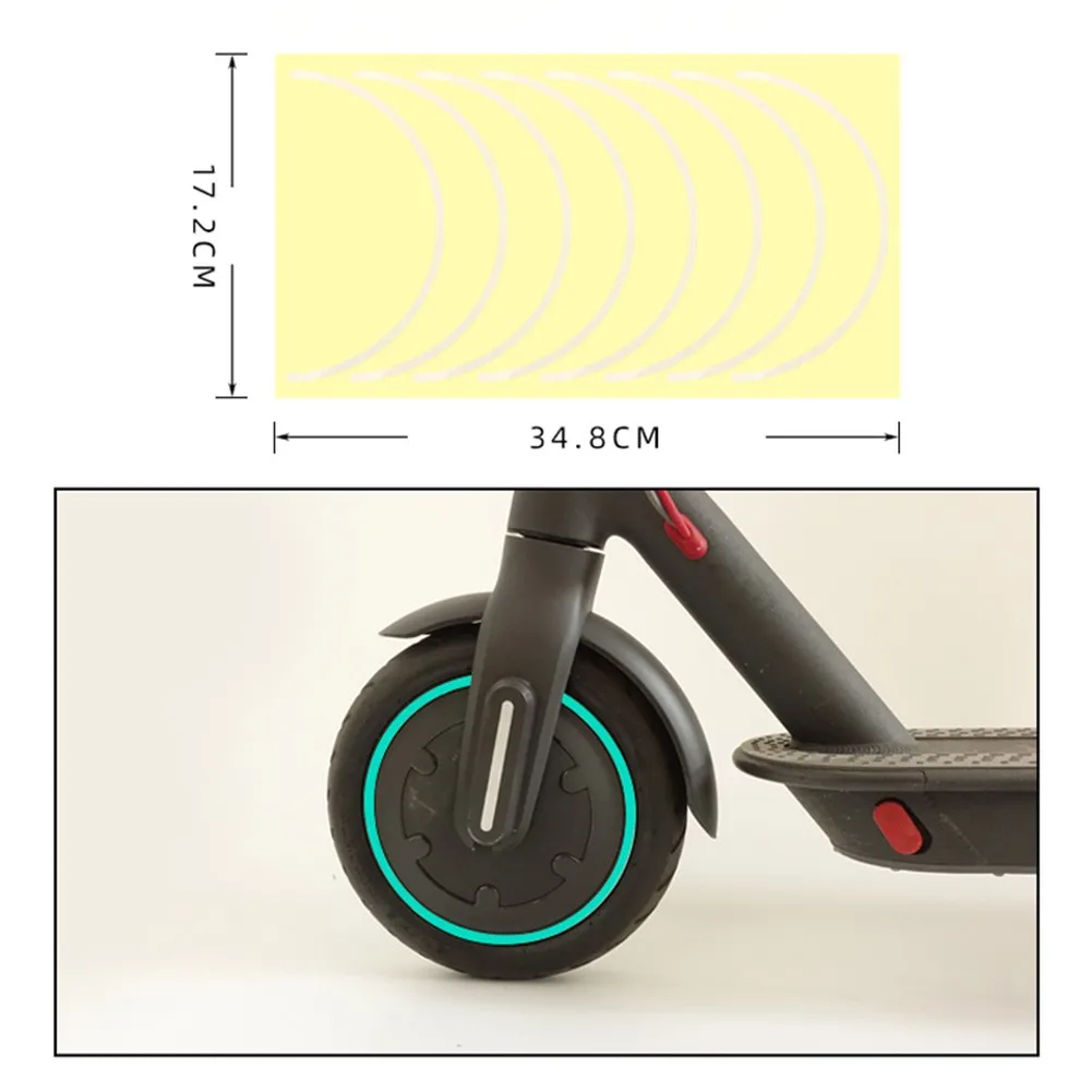 Kickscooter Reflective Sticker For Xiaomi M365 Pro Electric Scooter Wheel Hubs Protective PVC Waterproof Hoverboard Accessories
Kickscooter Reflective Sticker For Xiaomi M365 Pro Electric Scooter Wheel Hubs Protective PVC Waterproof Hoverboard Accessories