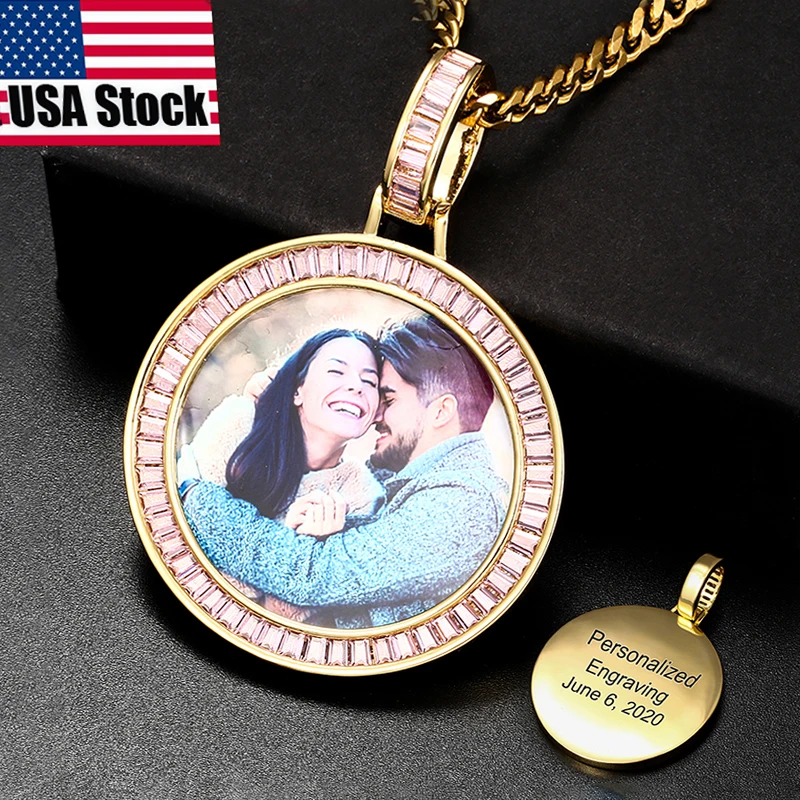 Baguette Purple Medallions Custom Photo Pendant Necklace Personalized Name Engraved Pendant Iced Out Chain Mens Hip Hop Jewelry
Baguette Purple Medallions Custom Photo Pendant Necklace Personalized Name Engraved Pendant Iced Out Chain Mens Hip Hop Jewelry