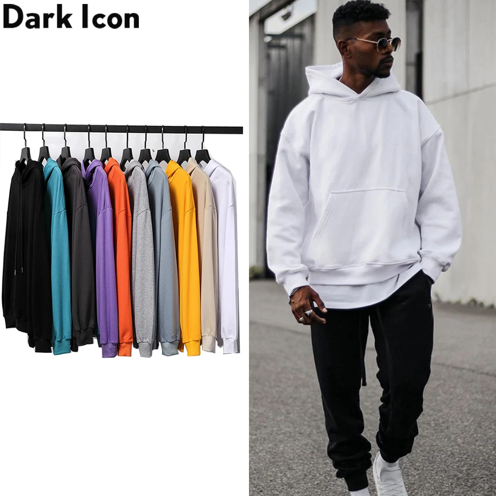 Dark Icon Solid Color Men's Hoodie Plain Basic Sweatshirts and Hoodies Man Woman Terry Material 10 Colors
Dark Icon Solid Color Men's Hoodie Plain Basic Sweatshirts and Hoodies Man Woman Terry Material 10 Colors