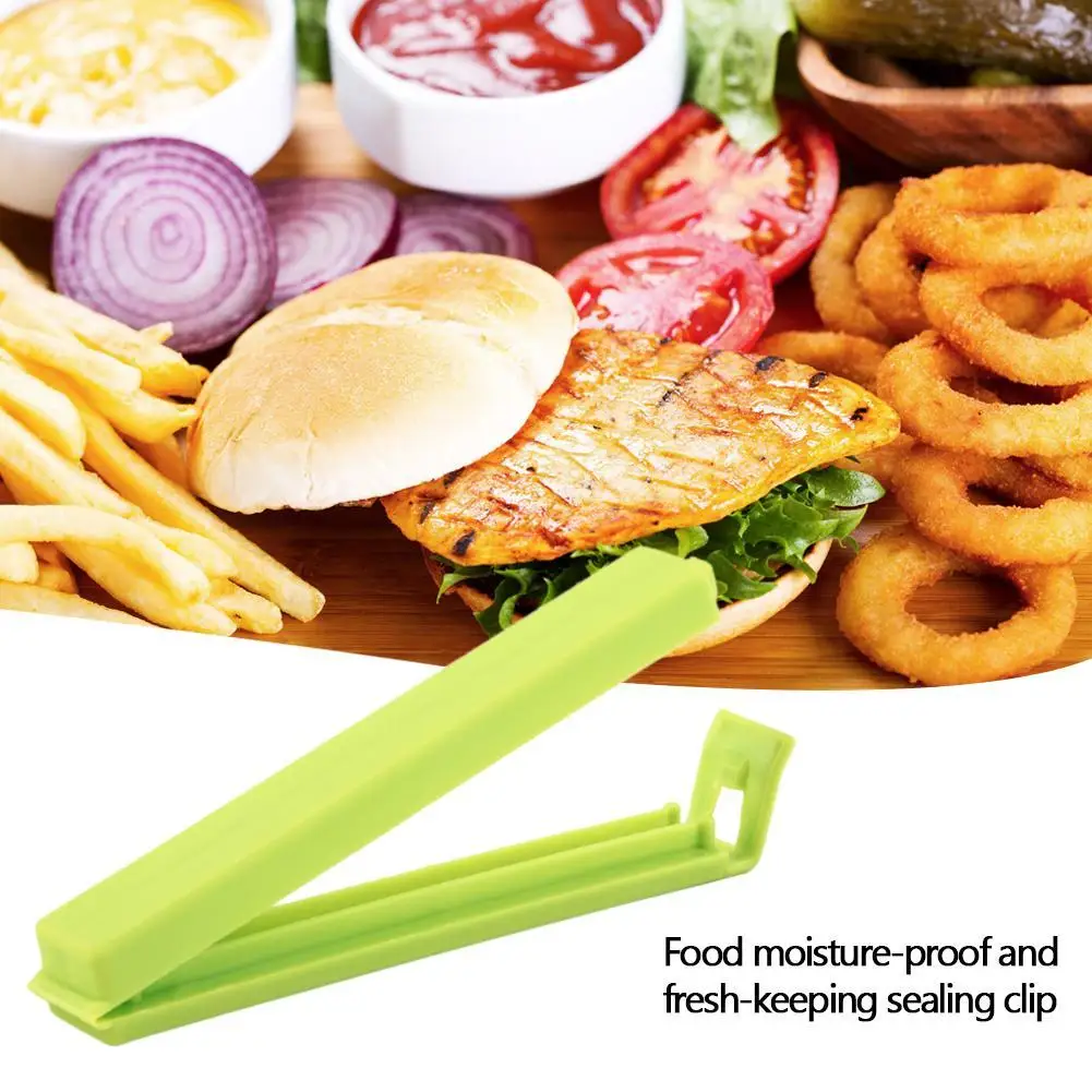 5pcs Food Keep Fresh Bag Clips Home Food Snack Storage Seal Bag Clips Sealer Clamp Kitchen Tool Sealing Clamp Food Clip
5pcs Food Keep Fresh Bag Clips Home Food Snack Storage Seal Bag Clips Sealer Clamp Kitchen Tool Sealing Clamp Food Clip