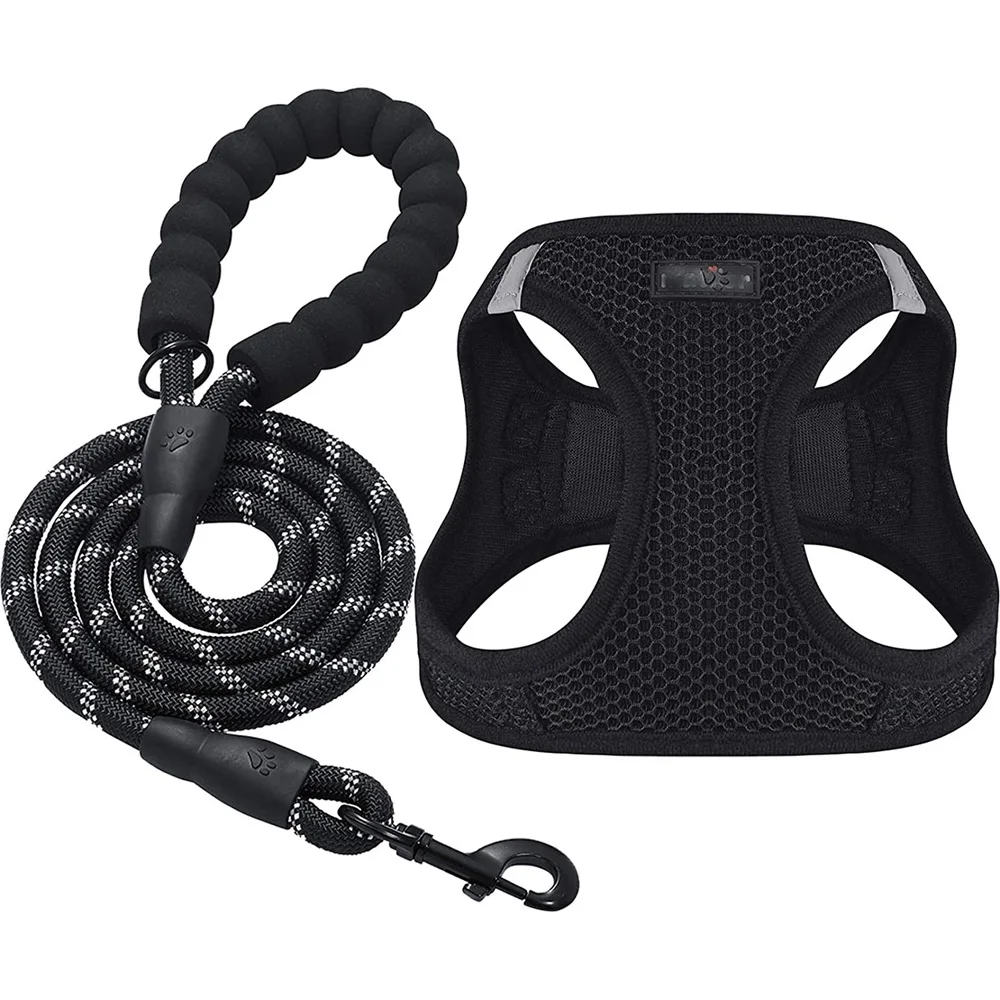 Nylon Dogs Leash and Harness Set Adjustable Dog Harness Reflective Dog Leads Rope Set for Small Medium Dog
Nylon Dogs Leash and Harness Set Adjustable Dog Harness Reflective Dog Leads Rope Set for Small Medium Dog