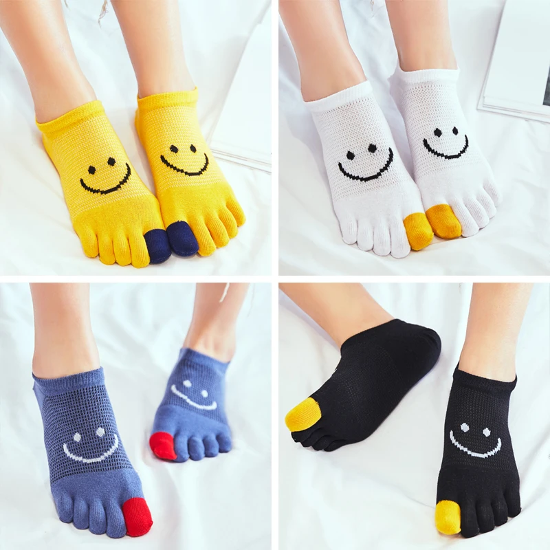Summer Toe Socks Women Cotton Cute Thin Japanese No-Show Socks 5 Toe Cotton Socks smiley face slipper woman socks
Summer Toe Socks Women Cotton Cute Thin Japanese No-Show Socks 5 Toe Cotton Socks smiley face slipper woman socks