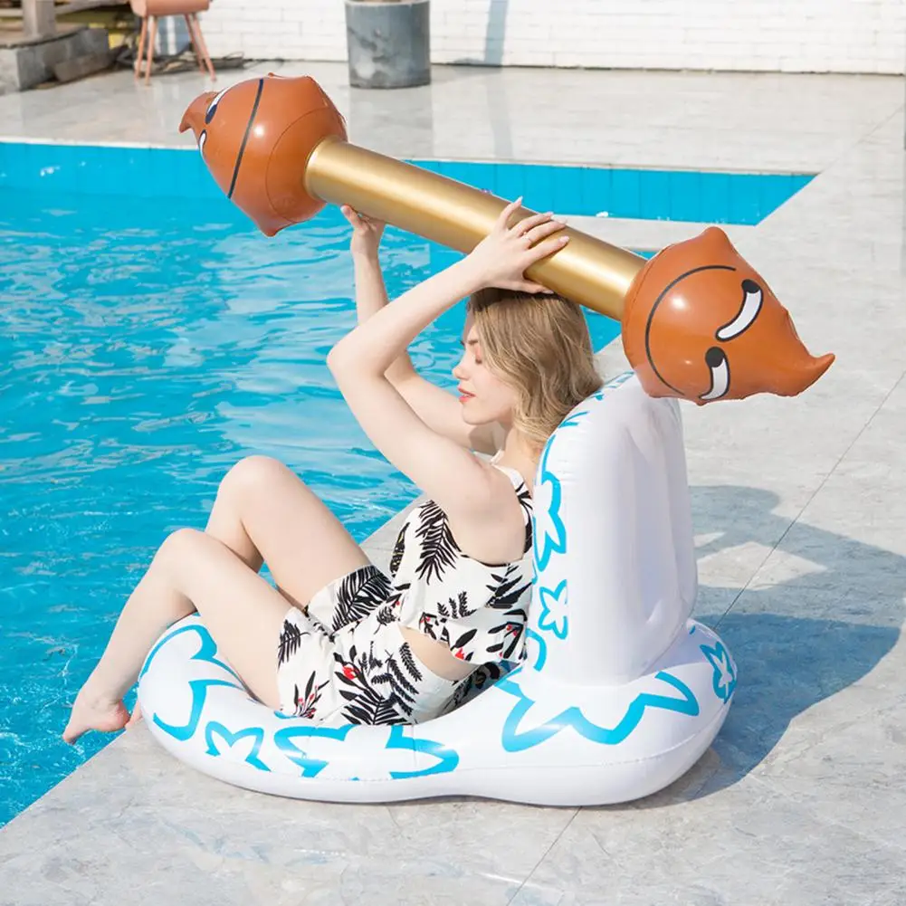 Inflatable Float Toilet Shaped Attractive PVC Stable Water Sports Lounger Chair Mat for Adults
Inflatable Float Toilet Shaped Attractive PVC Stable Water Sports Lounger Chair Mat for Adults