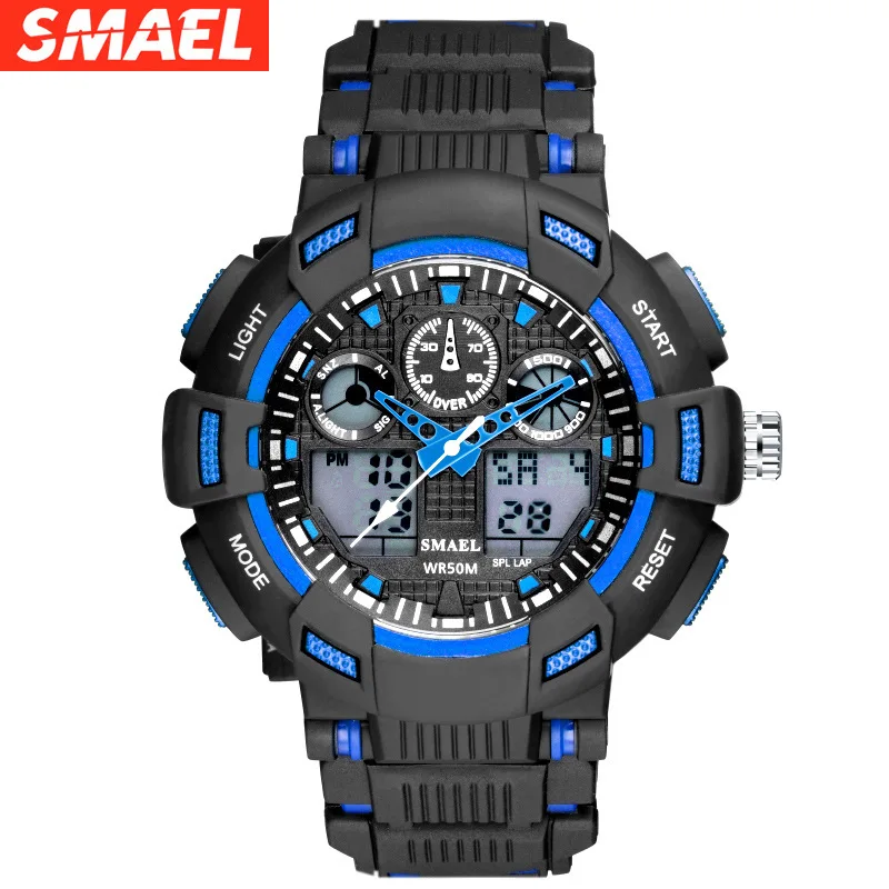 Multifunctional Sports Watch Outdoor Luminous Trendy Double Display Electronic Watch Led Male and Female best selling
Multifunctional Sports Watch Outdoor Luminous Trendy Double Display Electronic Watch Led Male and Female best selling