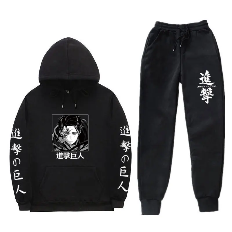 Костюм спортивный мужской зимний из 2 предметов, толстовка с капюшоном и штаны с принтом аниме «атака на Титанов», свитшот с капюшоном в стил... 
Костюм спортивный мужской зимний из 2 предметов, толстовка с капюшоном и штаны с принтом аниме «атака на Титанов», свитшот с капюшоном в стил...