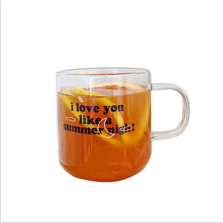 American glass large capacity coffee mug heat-resistant glass couple cup
American glass large capacity coffee mug heat-resistant glass couple cup